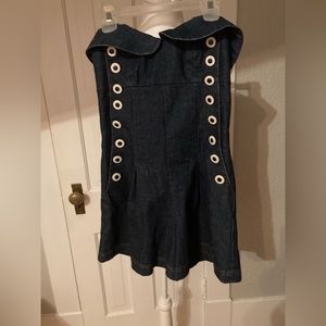 Denim jumper, size small